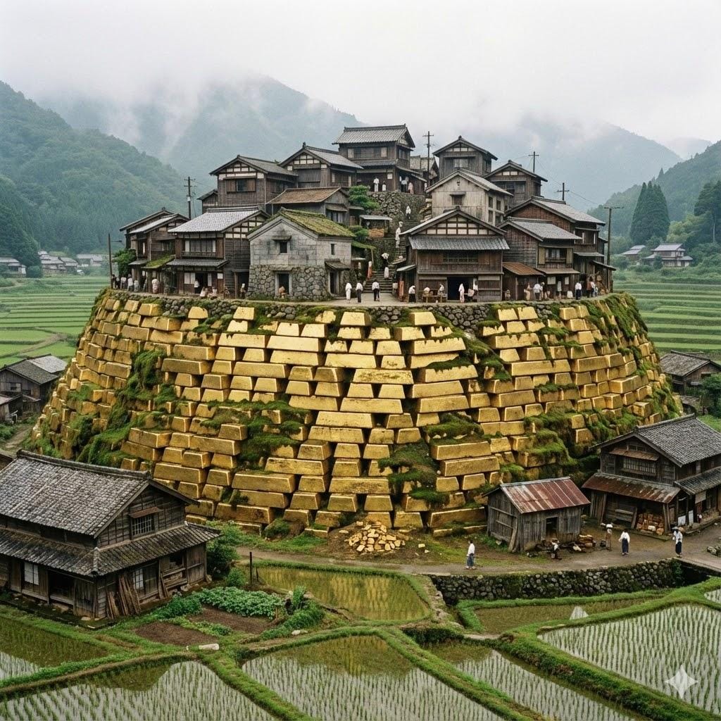 インゴット上の町