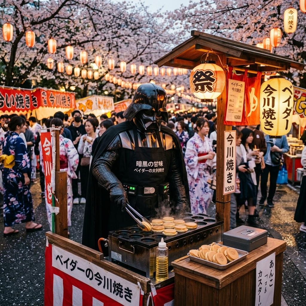 ベイダーの今川焼