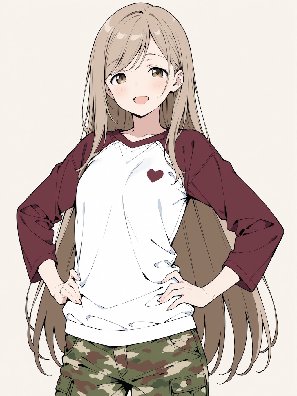 ラグランを着せてみた