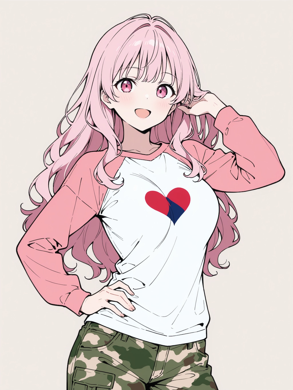 ラグランを着せてみた