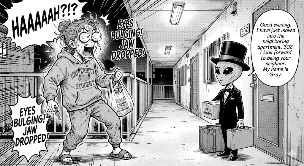 ある日突然!?企画作品です