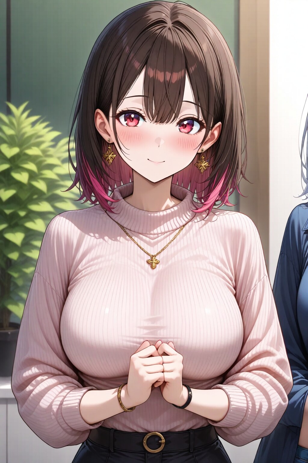 目が彷徨う？