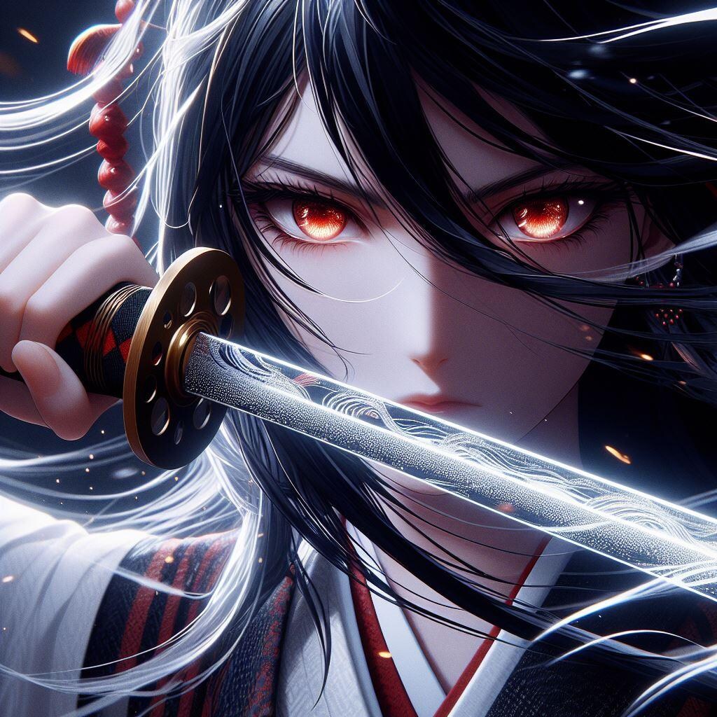 黒髪の女侍さん２２５