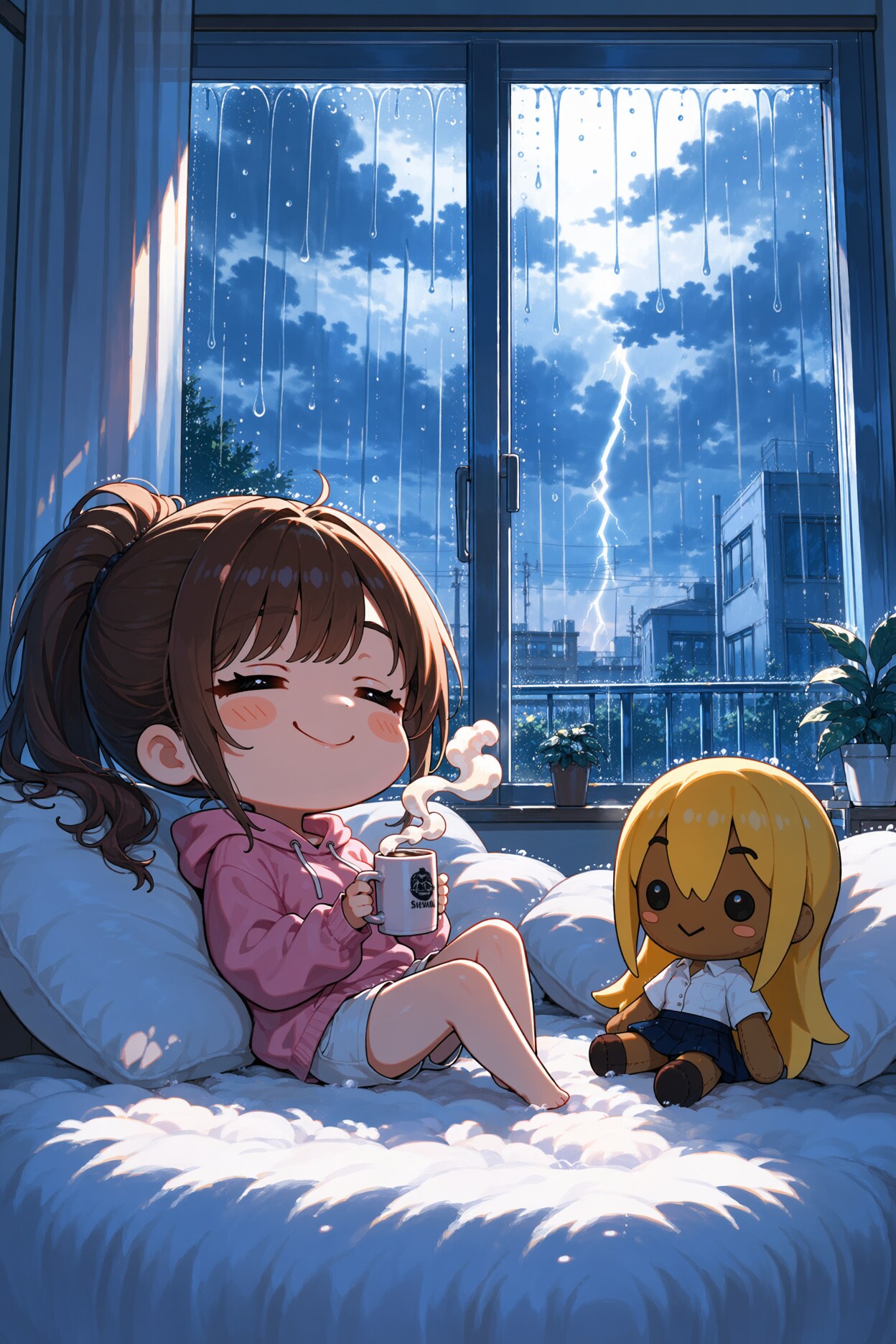 朝の贅沢な時間 | の人気AIイラスト・グラビア