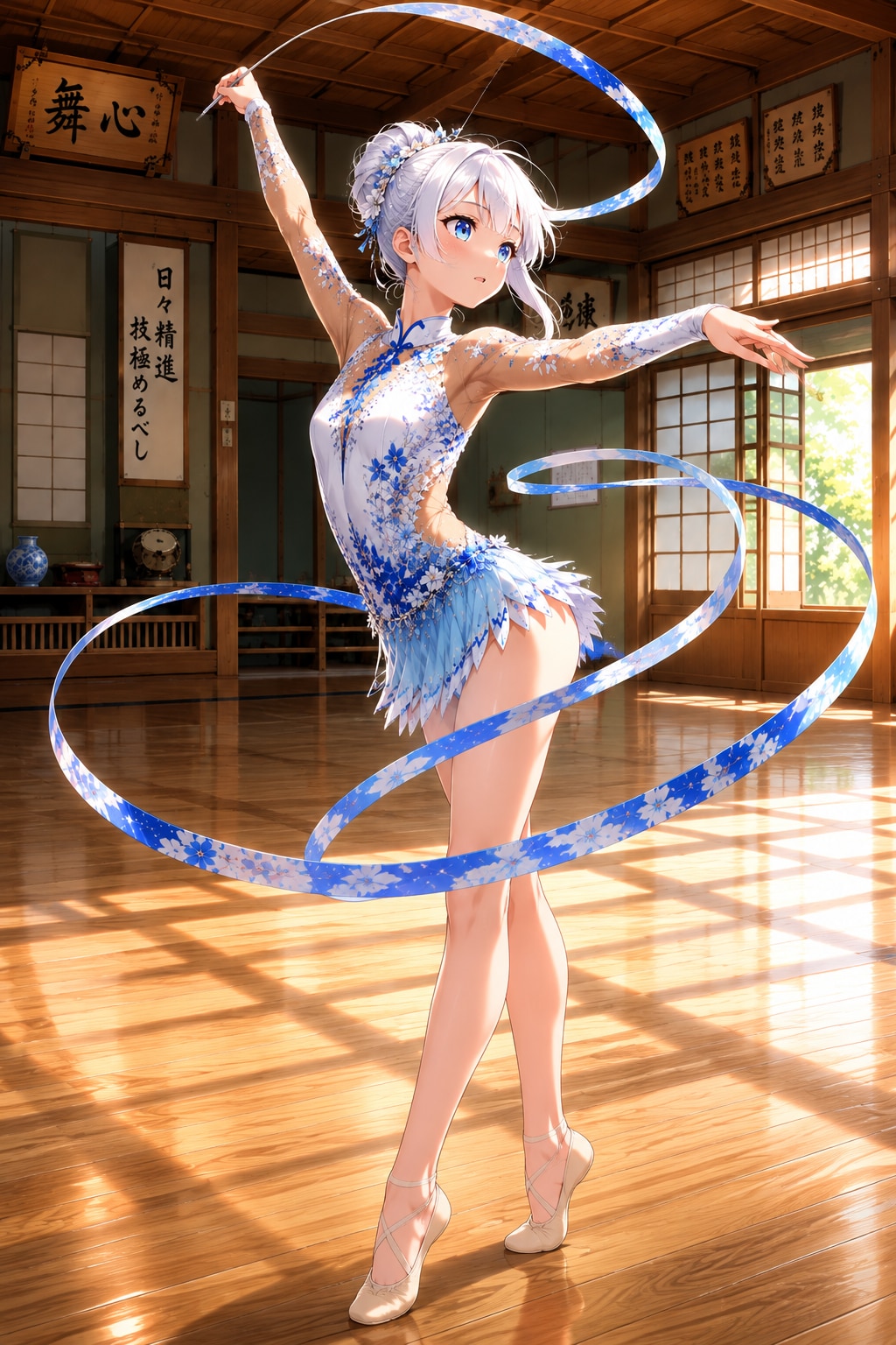 舞心の一閃、蒼きリボンは風を舞う