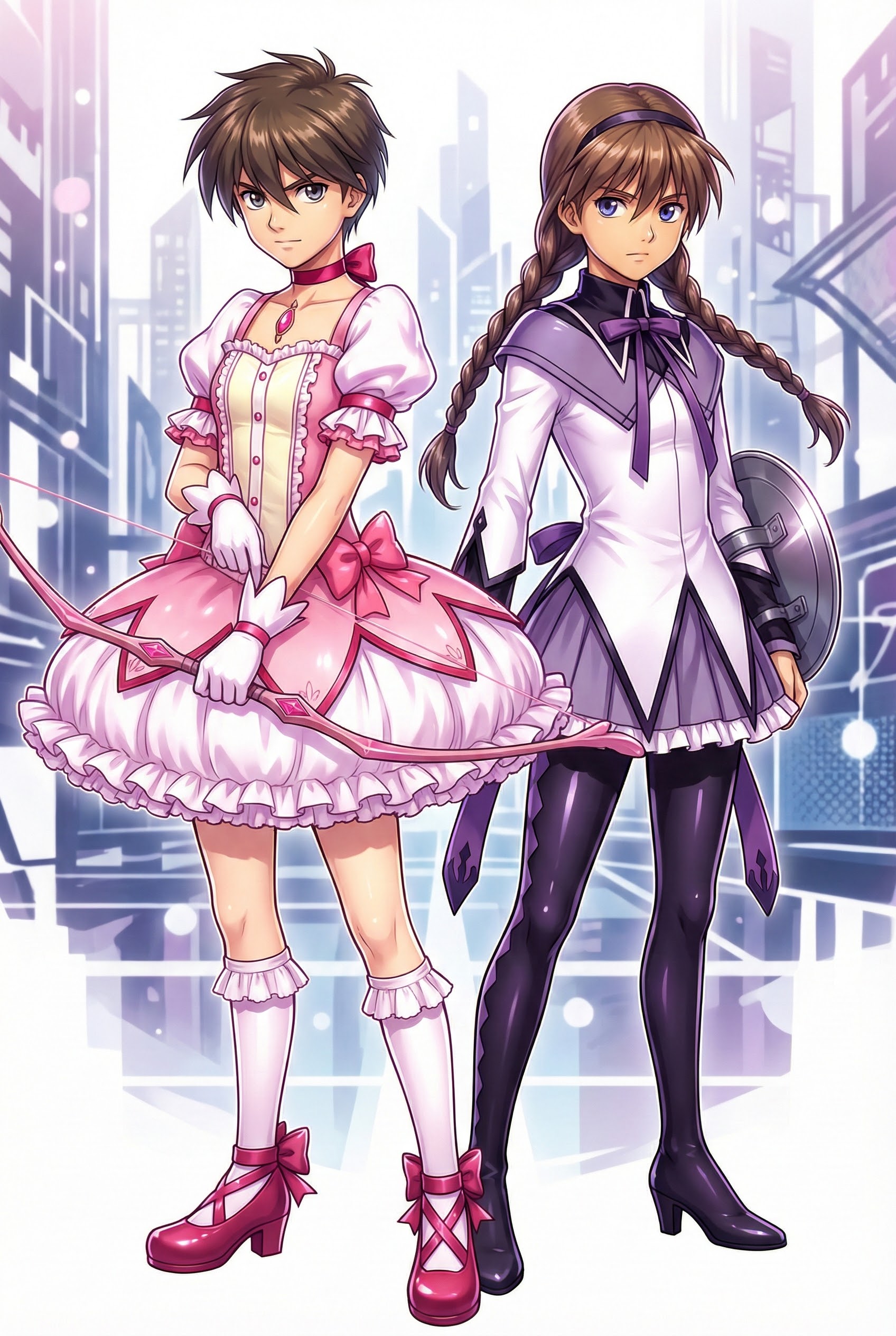 ガンダムW　魔法少女まどか☆マギカ | の人気AIイラスト・グラビア