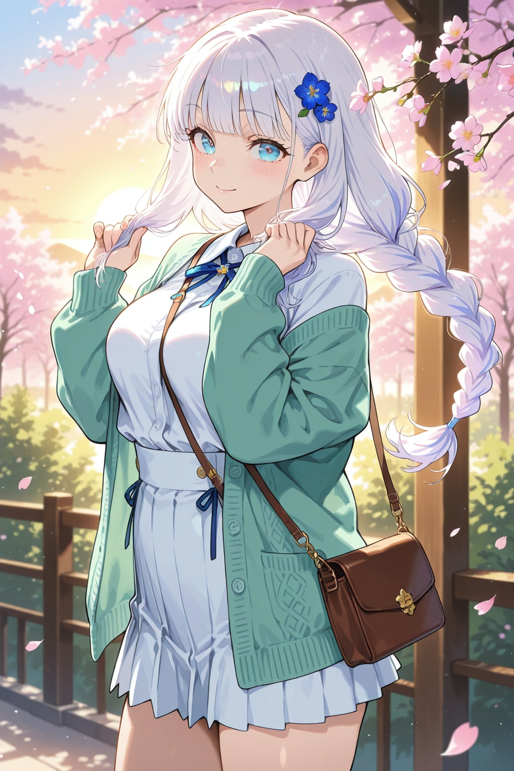 春のミニスカコーデ