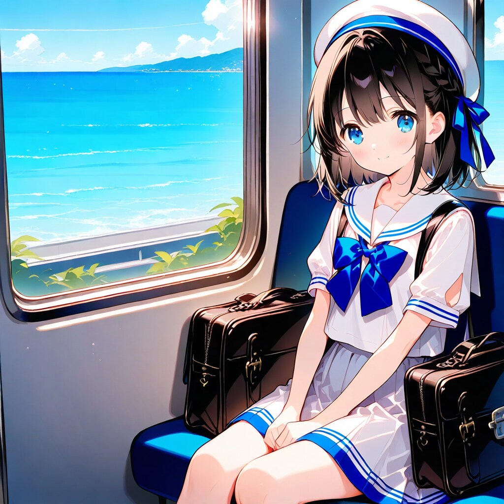 おはよー　海に行くのだ | の人気AIイラスト・グラビア