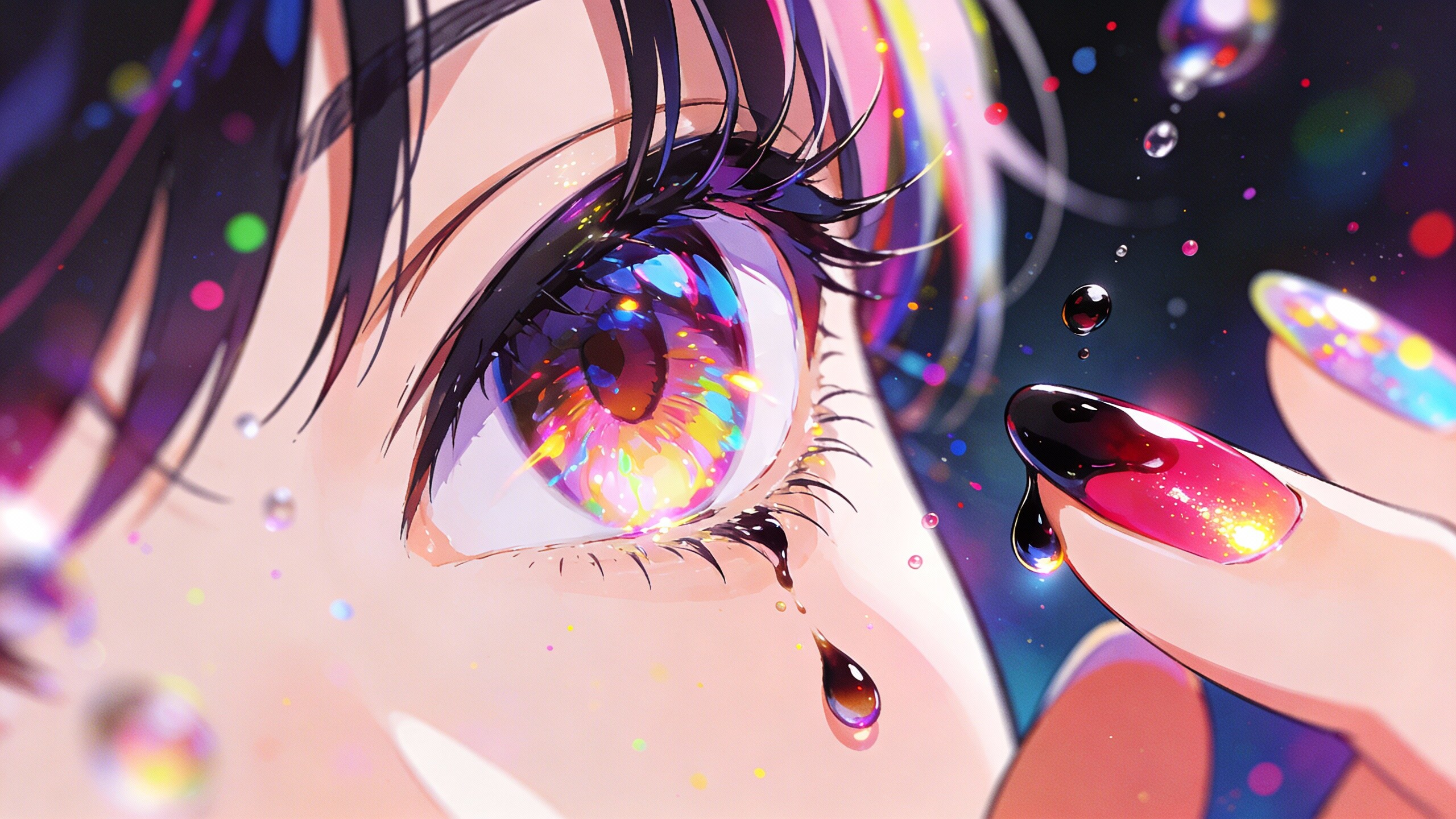 目に刺しまーす