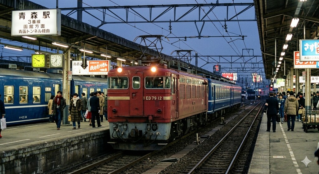 上野発の夜行列車降りた時から、