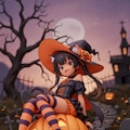 黒猫魔女のハロウィン 11枚目