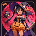 黒猫魔女のハロウィン 4枚目