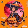 黒猫魔女のハロウィン 2枚目
