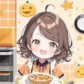 ハロウィンのパイ焼けたよ 4枚目