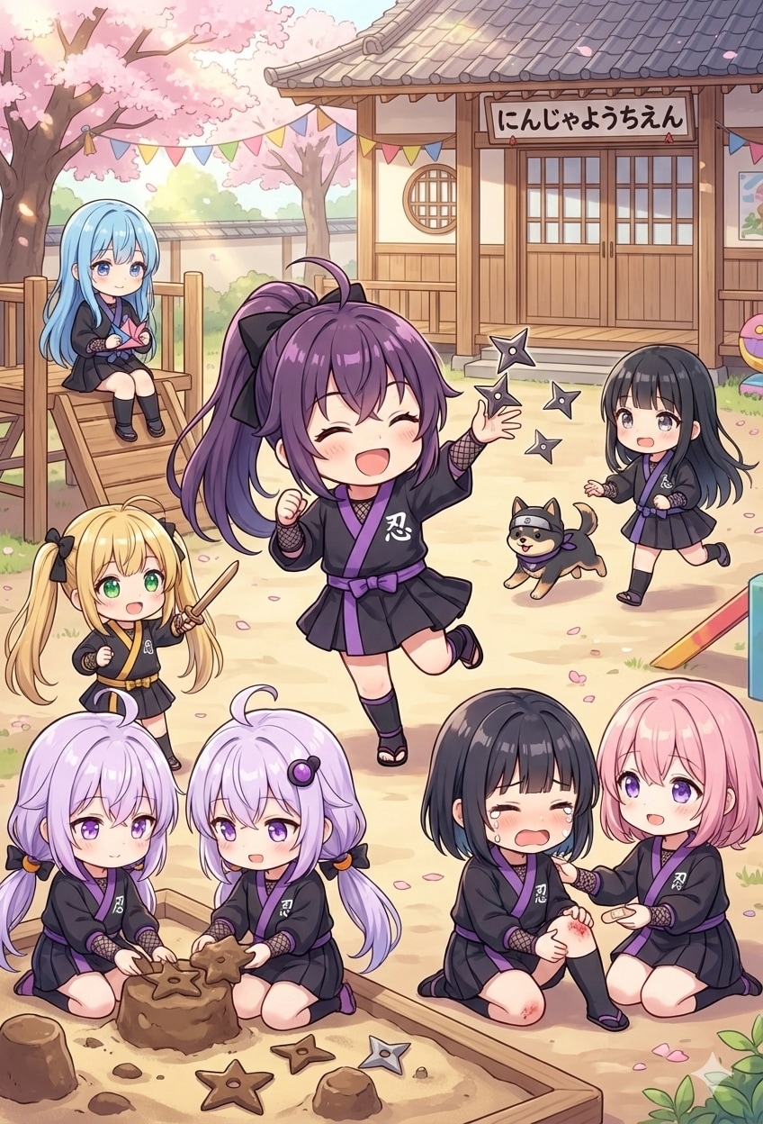 たのしいにんじゃようちえん | の人気AIイラスト・グラビア