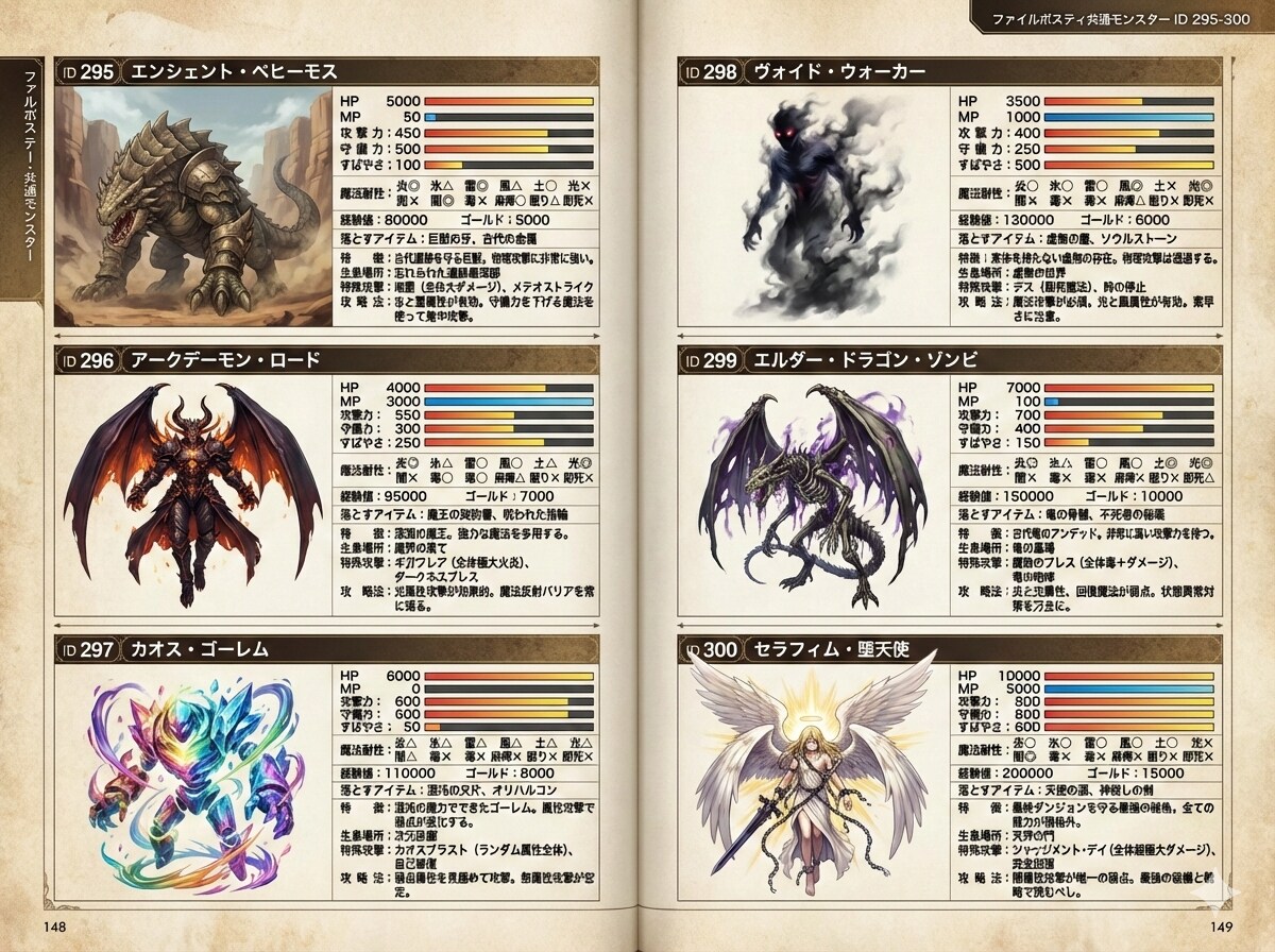 モンスターデータ