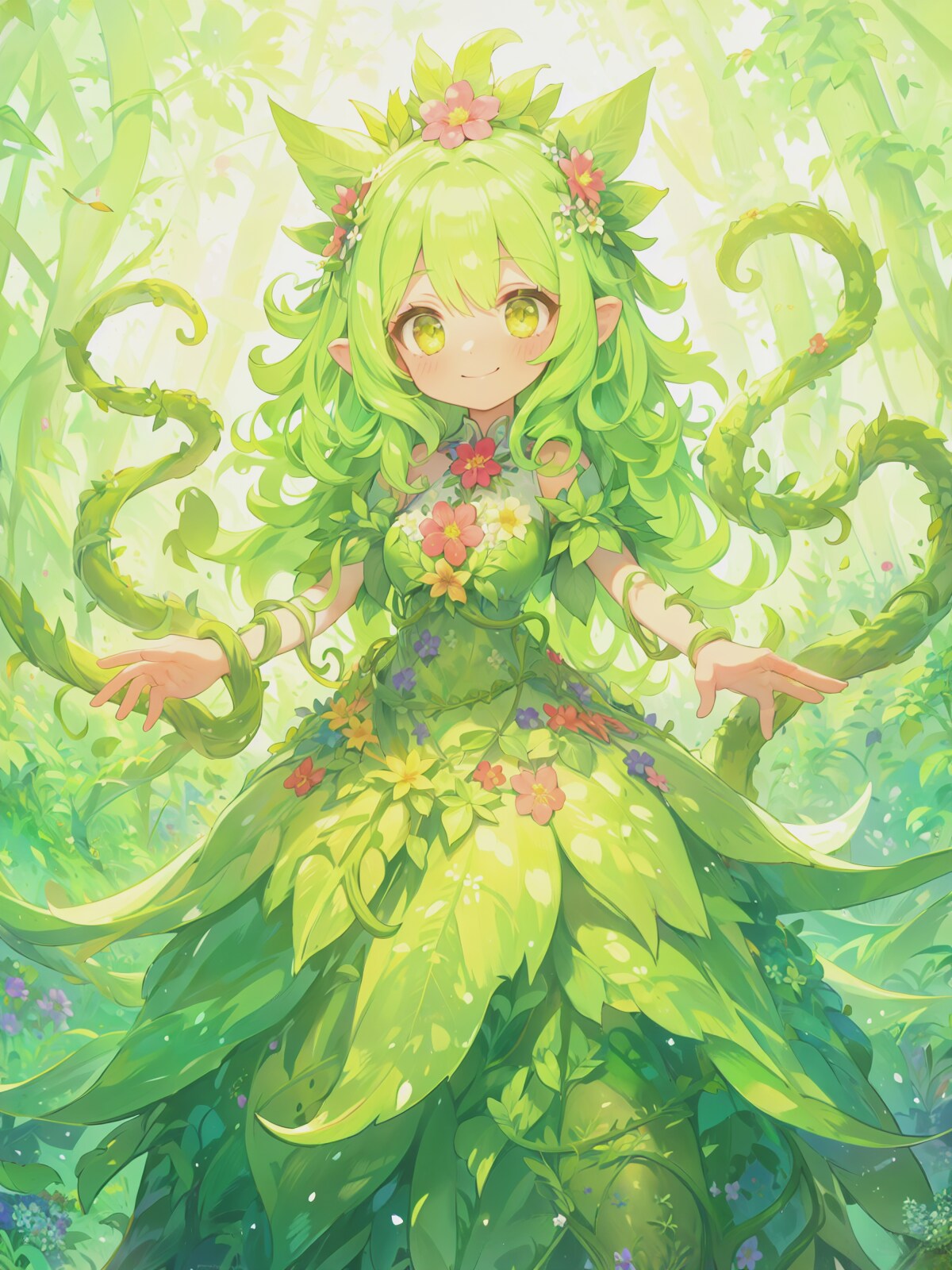 深緑のドリアード | の人気AIイラスト・グラビア