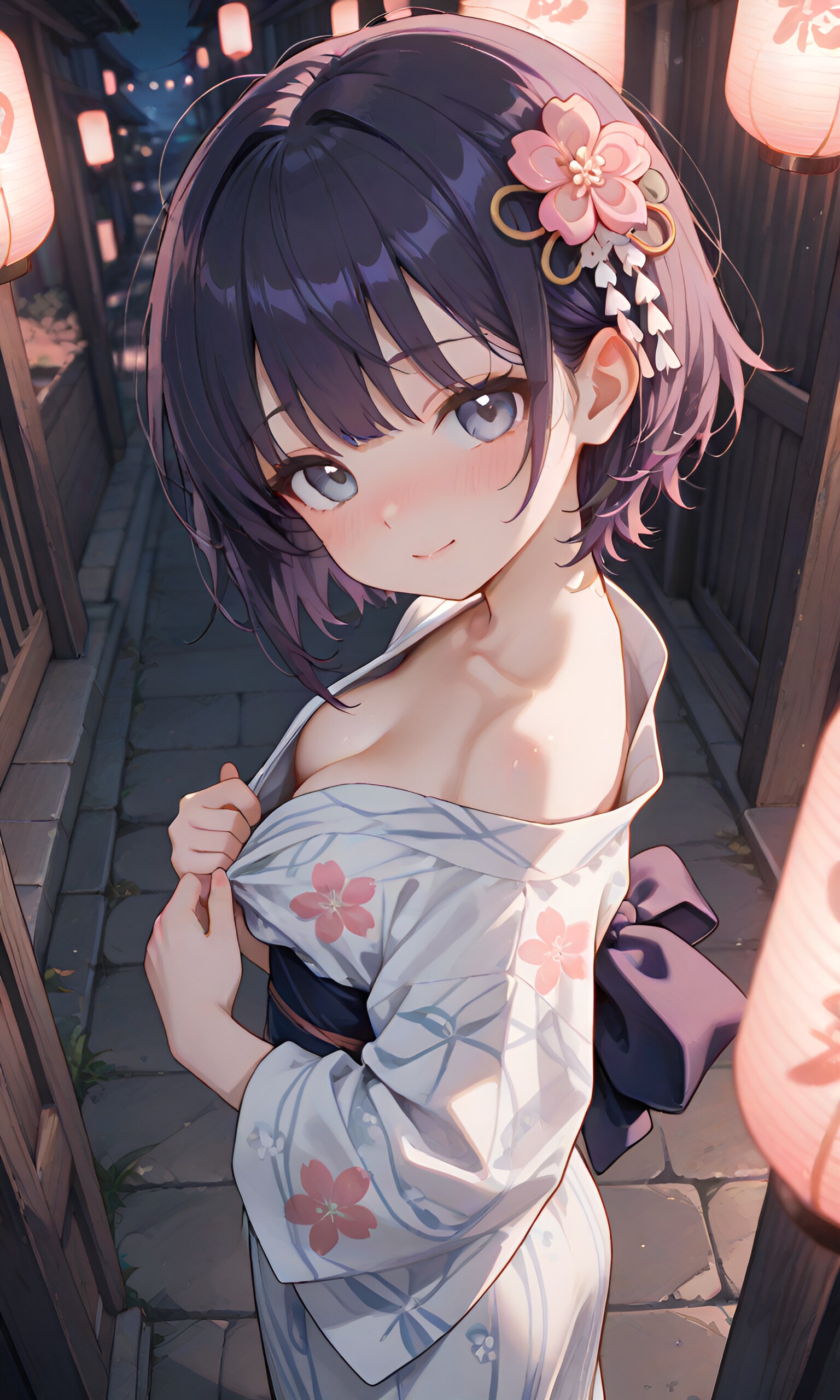 着崩れちゃった♡
