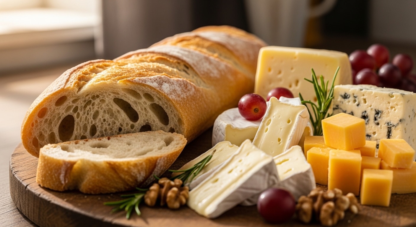 チーズとバゲット | の人気AIイラスト・グラビア