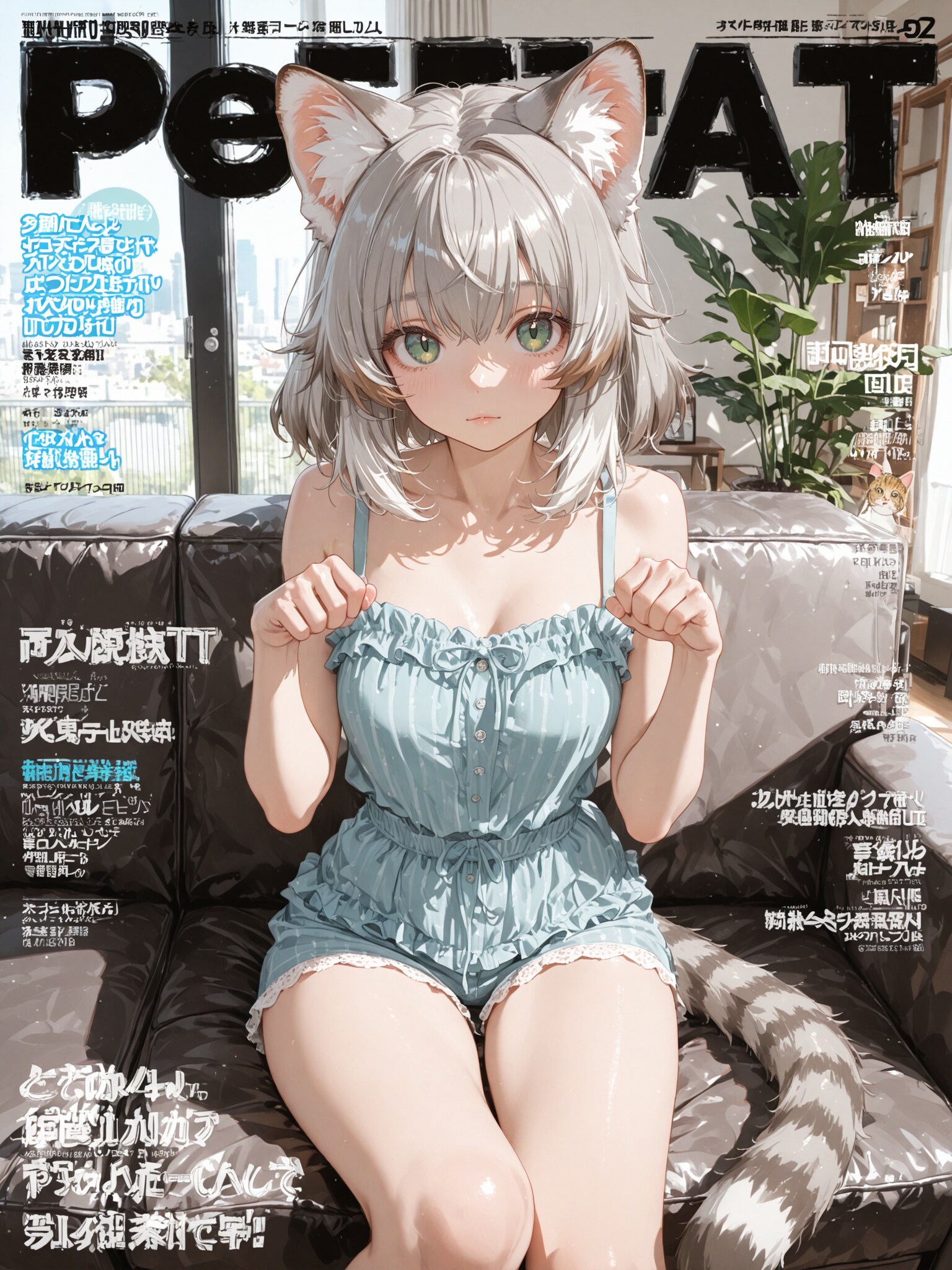 灰猫ちゃん表紙