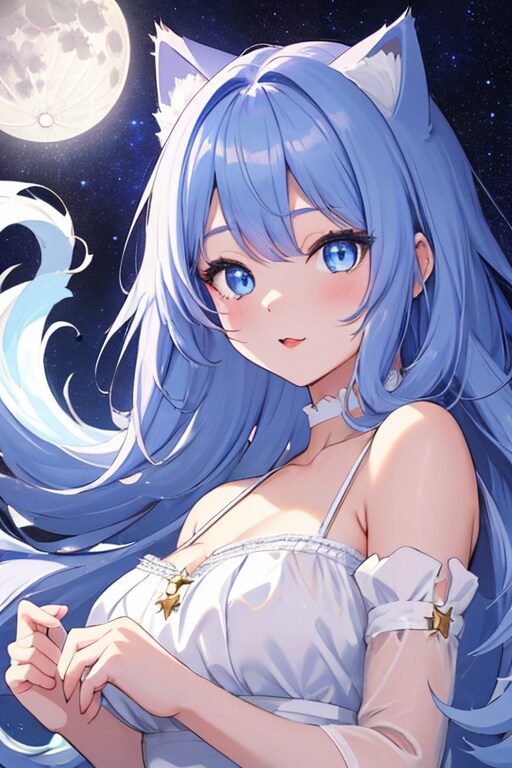 月の不思議な少女-No.1