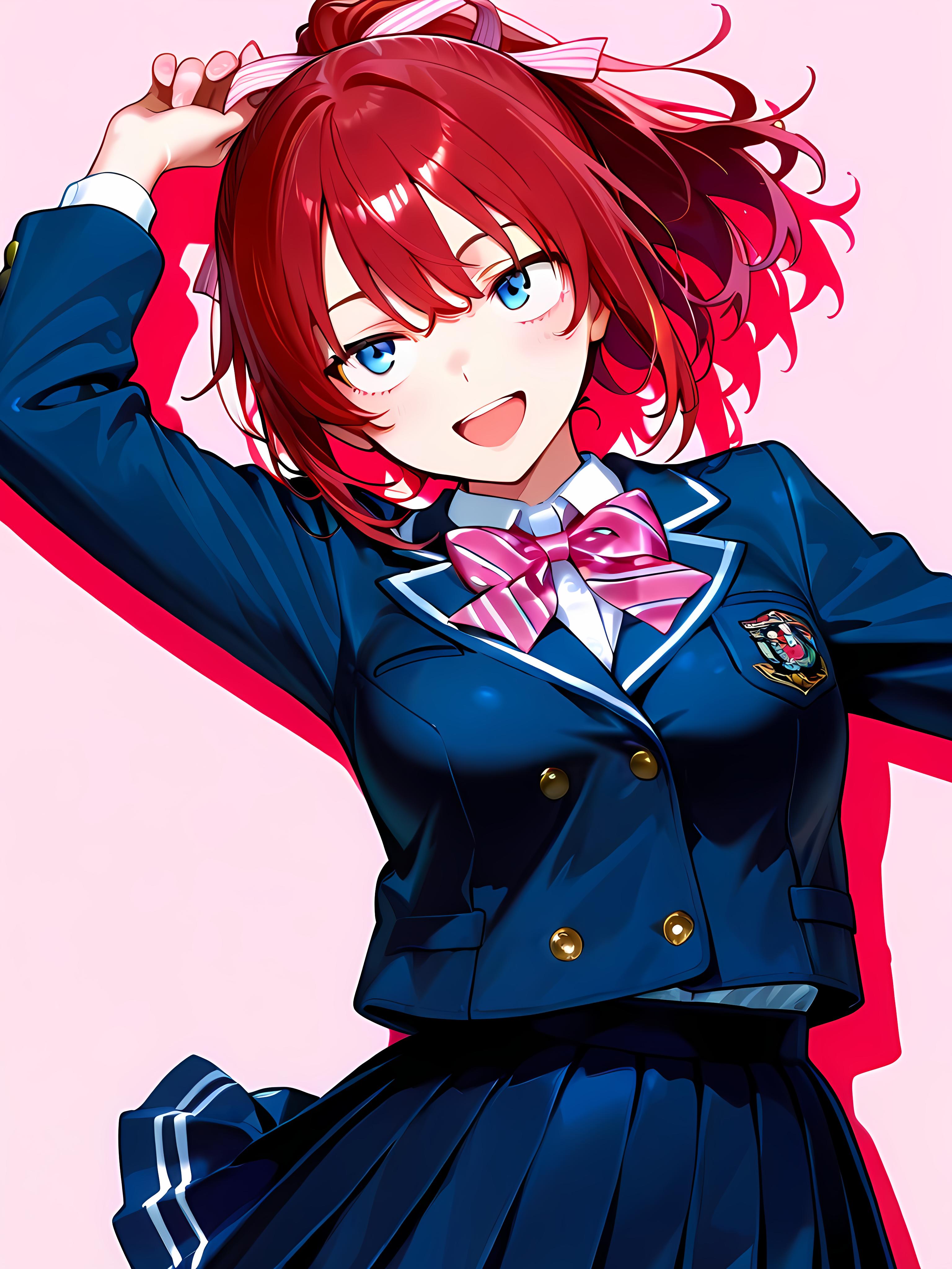 ブレザー制服 | の人気AIイラスト・グラビア