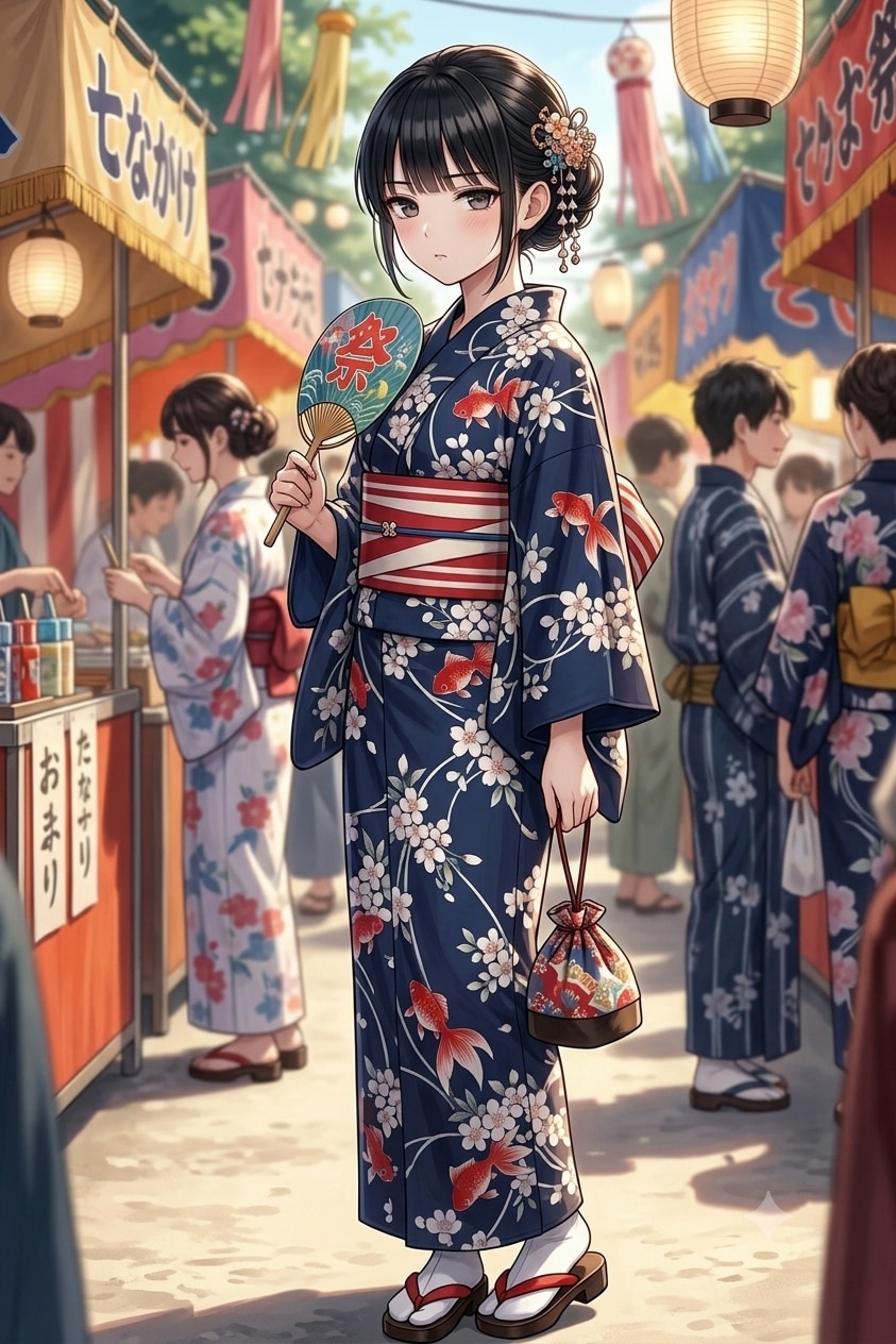 実は先輩に浴衣姿を褒めてもらいたい後輩