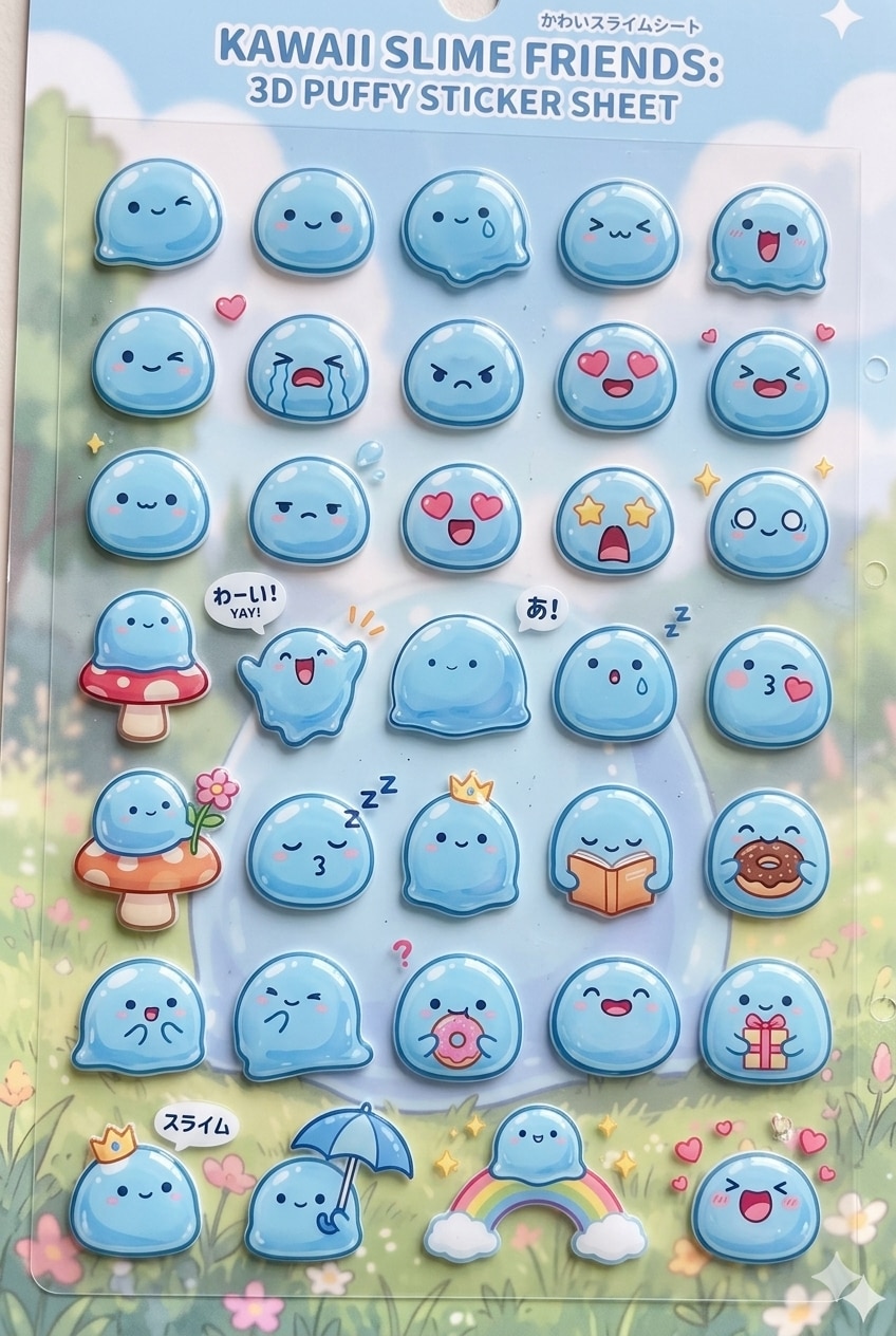 スライムシール | の人気AIイラスト・グラビア