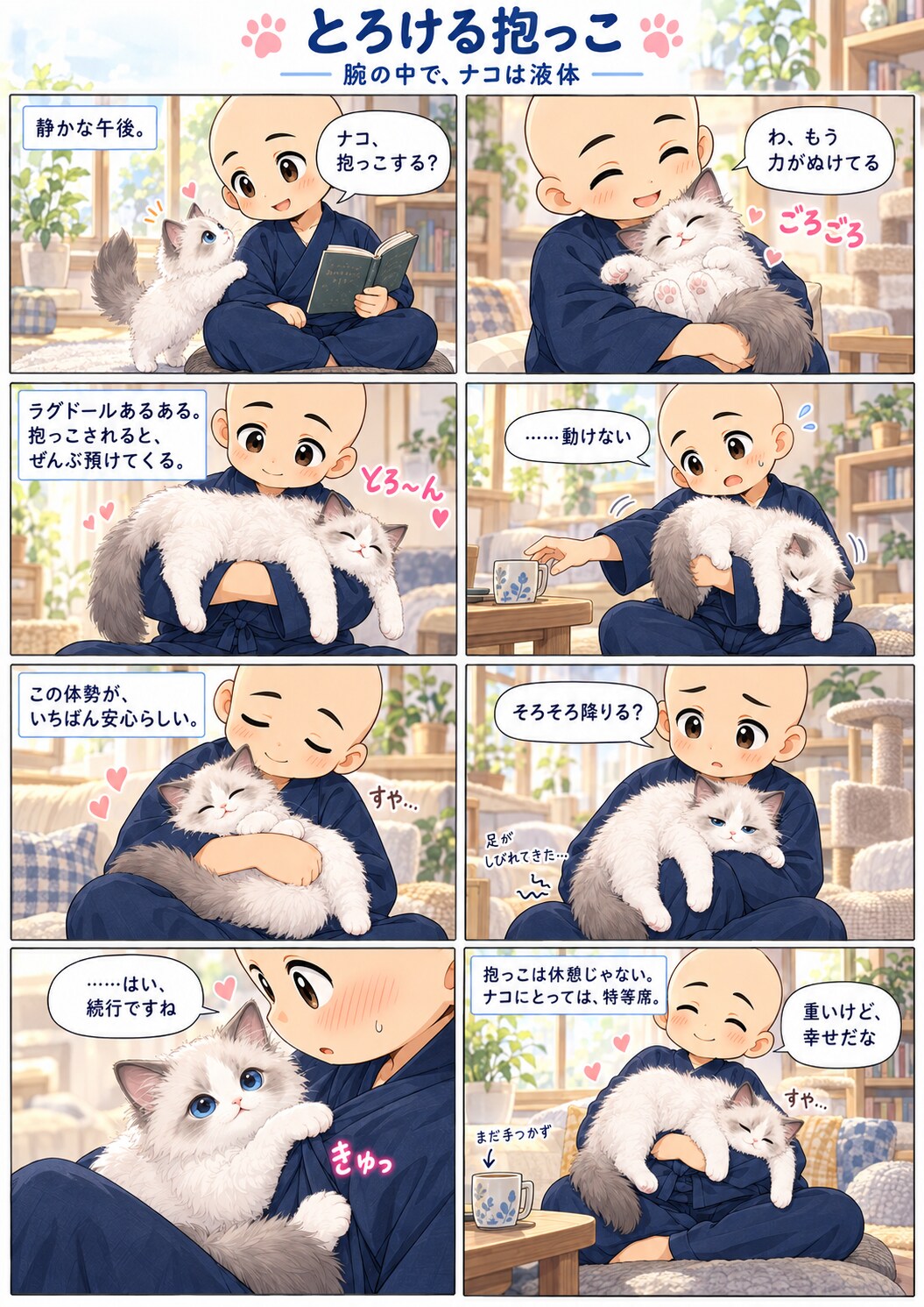 Cat Manga / 猫漫画 #patreon #猫漫画 #ちびキャラ #可愛い #猫好き #AI漫画 #猫あるある #manga #comic #cat #catcomic #catmanga | の人気AIイラスト・グラビア
