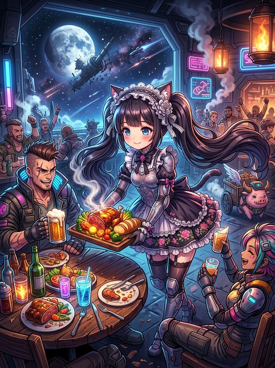 黒ツイにゃん