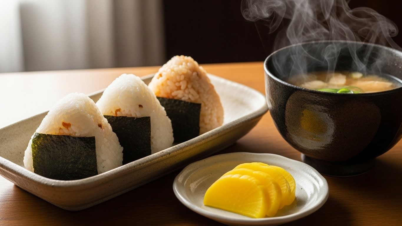 摩訶不思議食堂のおにぎり定食 | の人気AIイラスト・グラビア