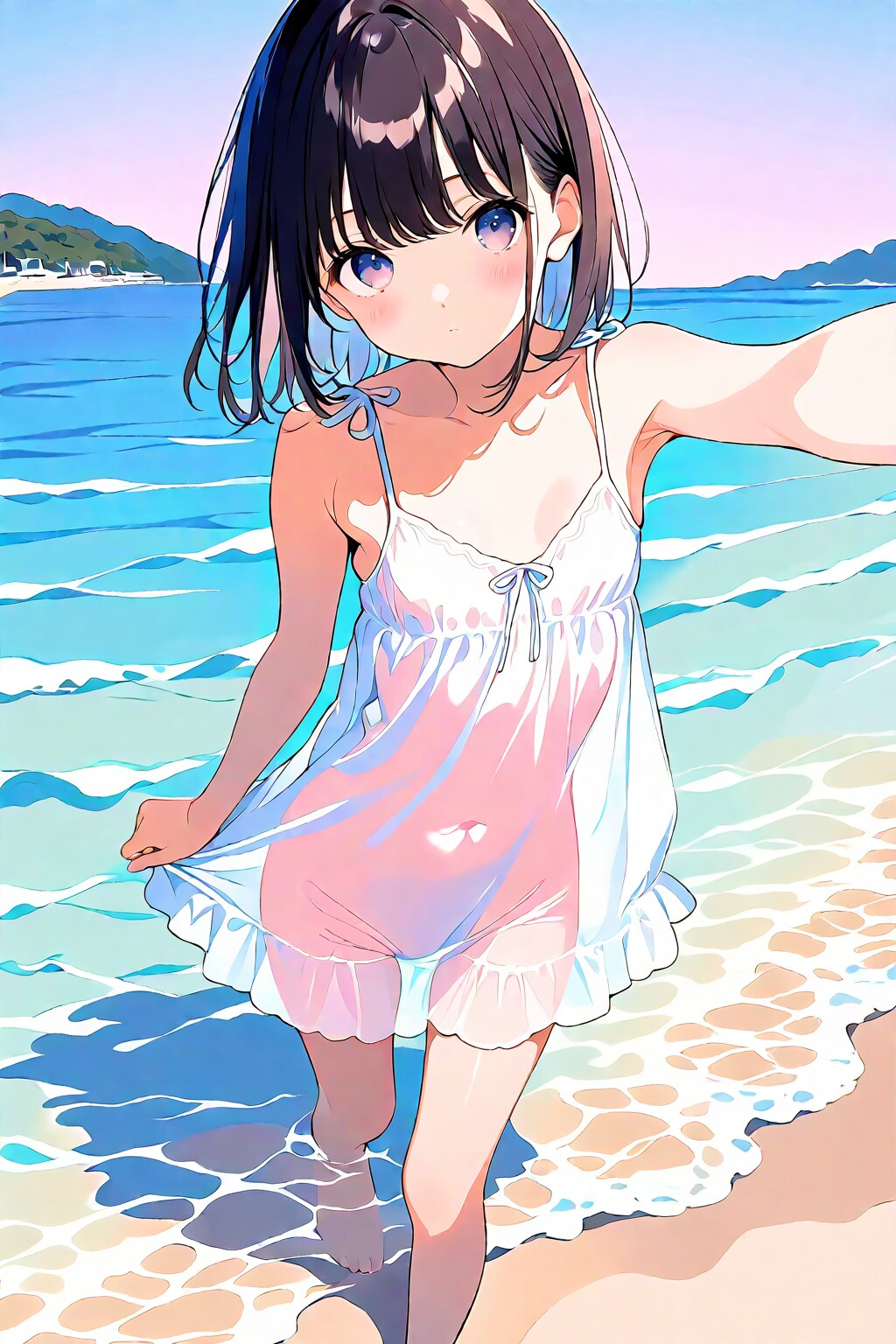 夕陽と少女(PRISM)(3)