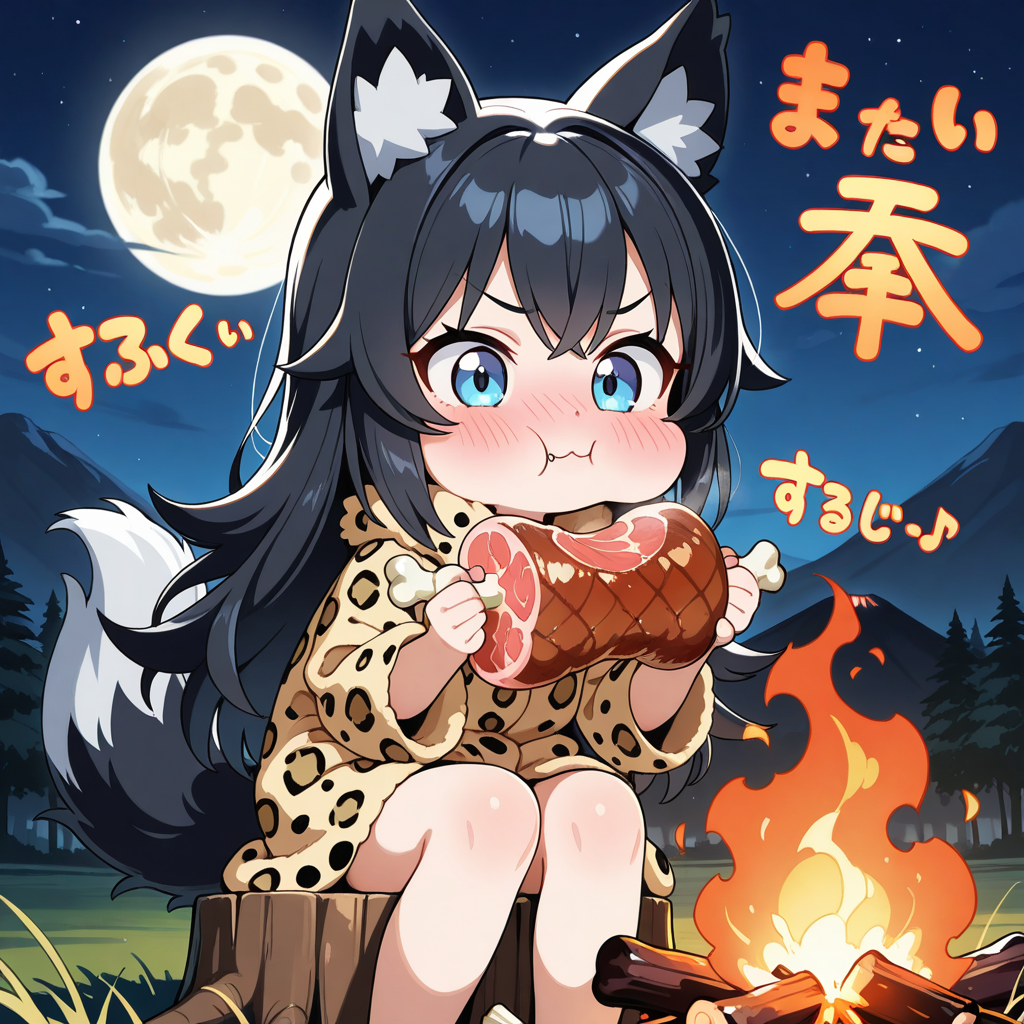 あまり原始的に見えないナルヨちゃん