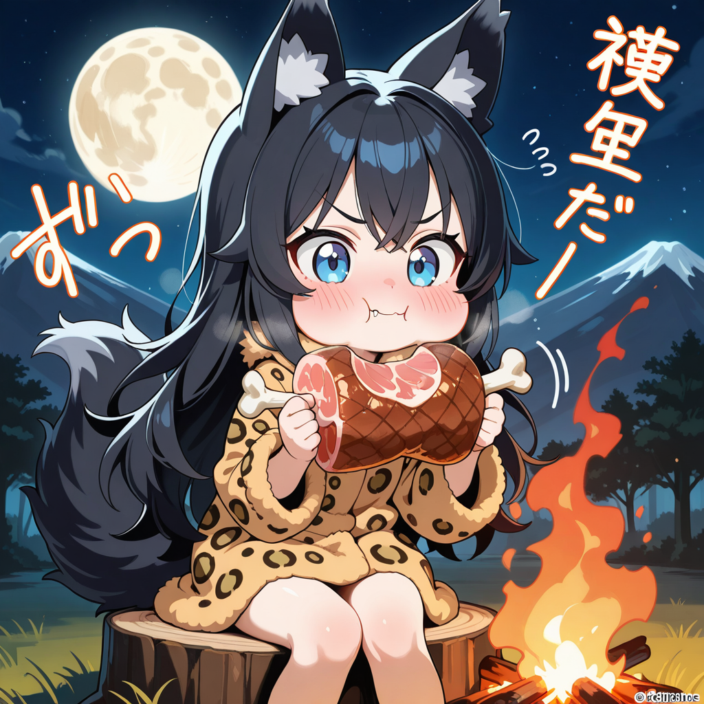 あまり原始的に見えないナルヨちゃん