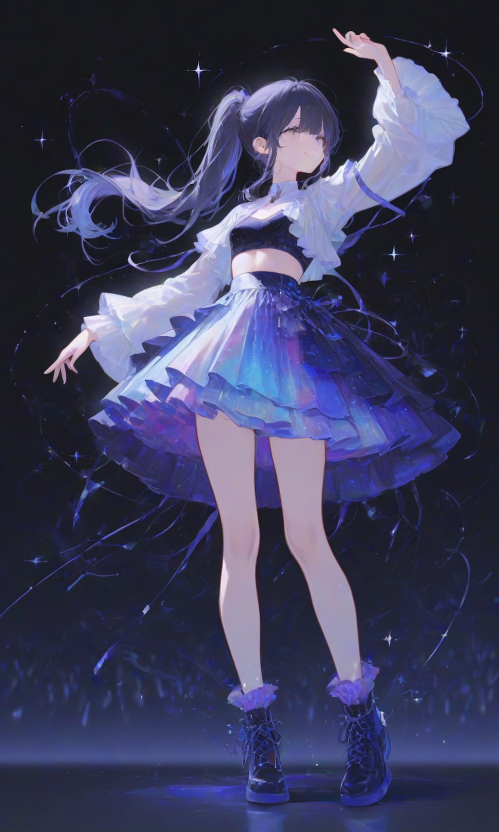 ステージの上で