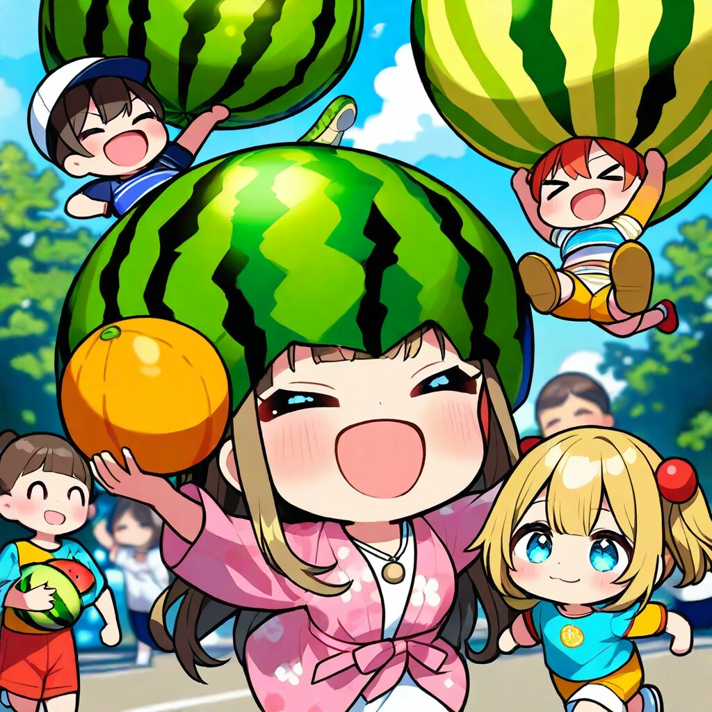 元気なスイカキッズ