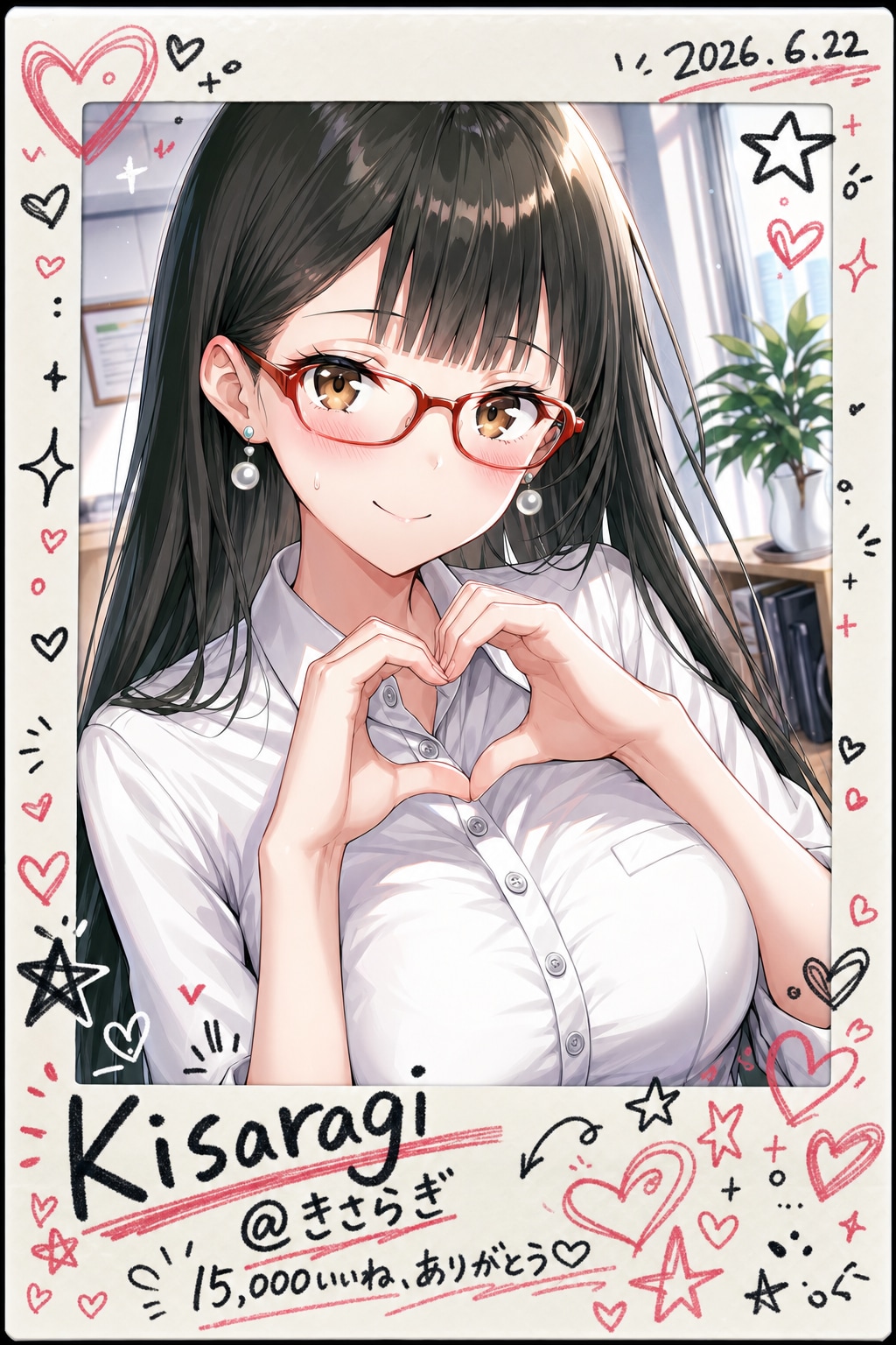 如月さんデコフォト