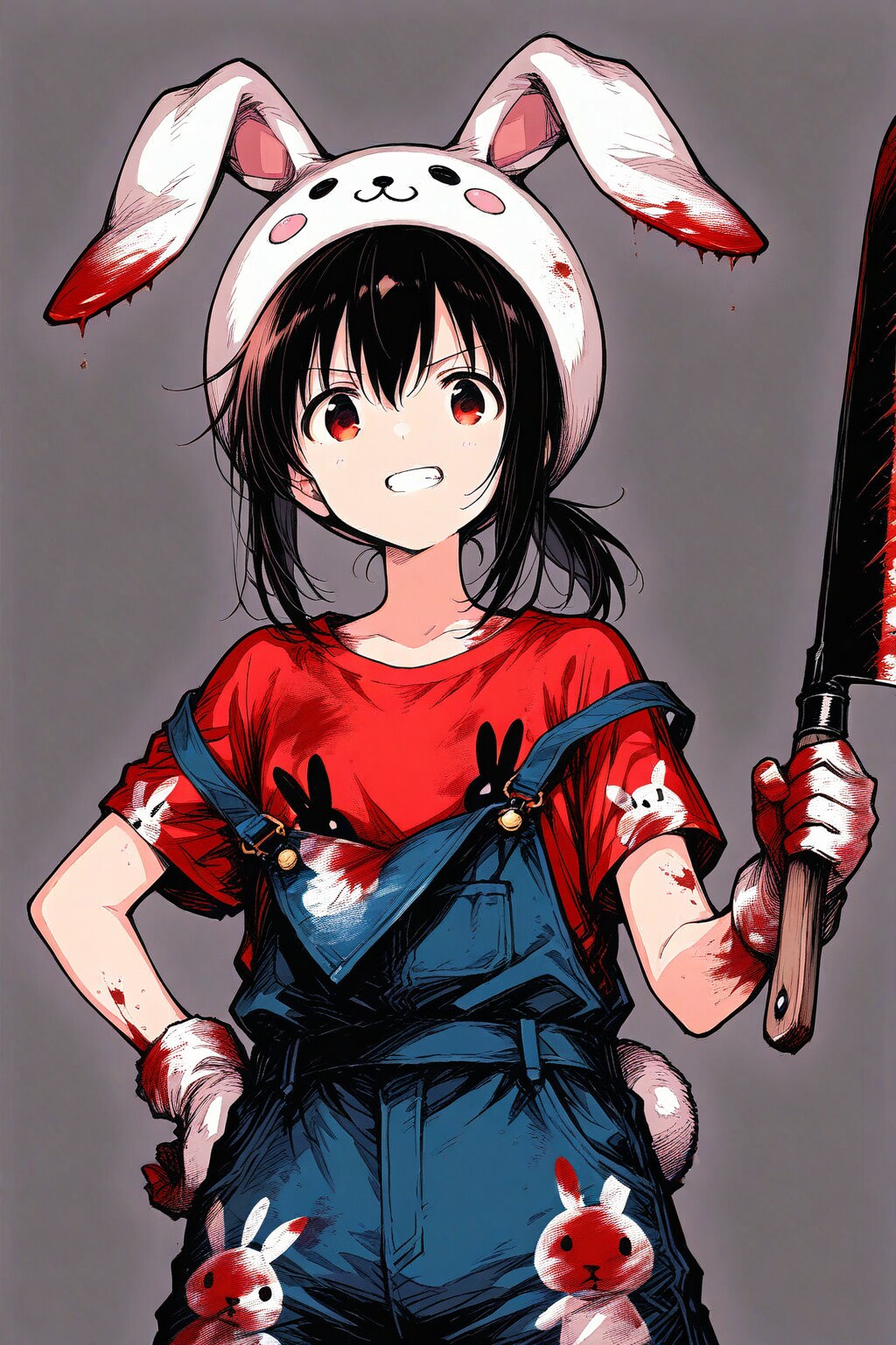 ウサギの着ぐるみを着てくれない