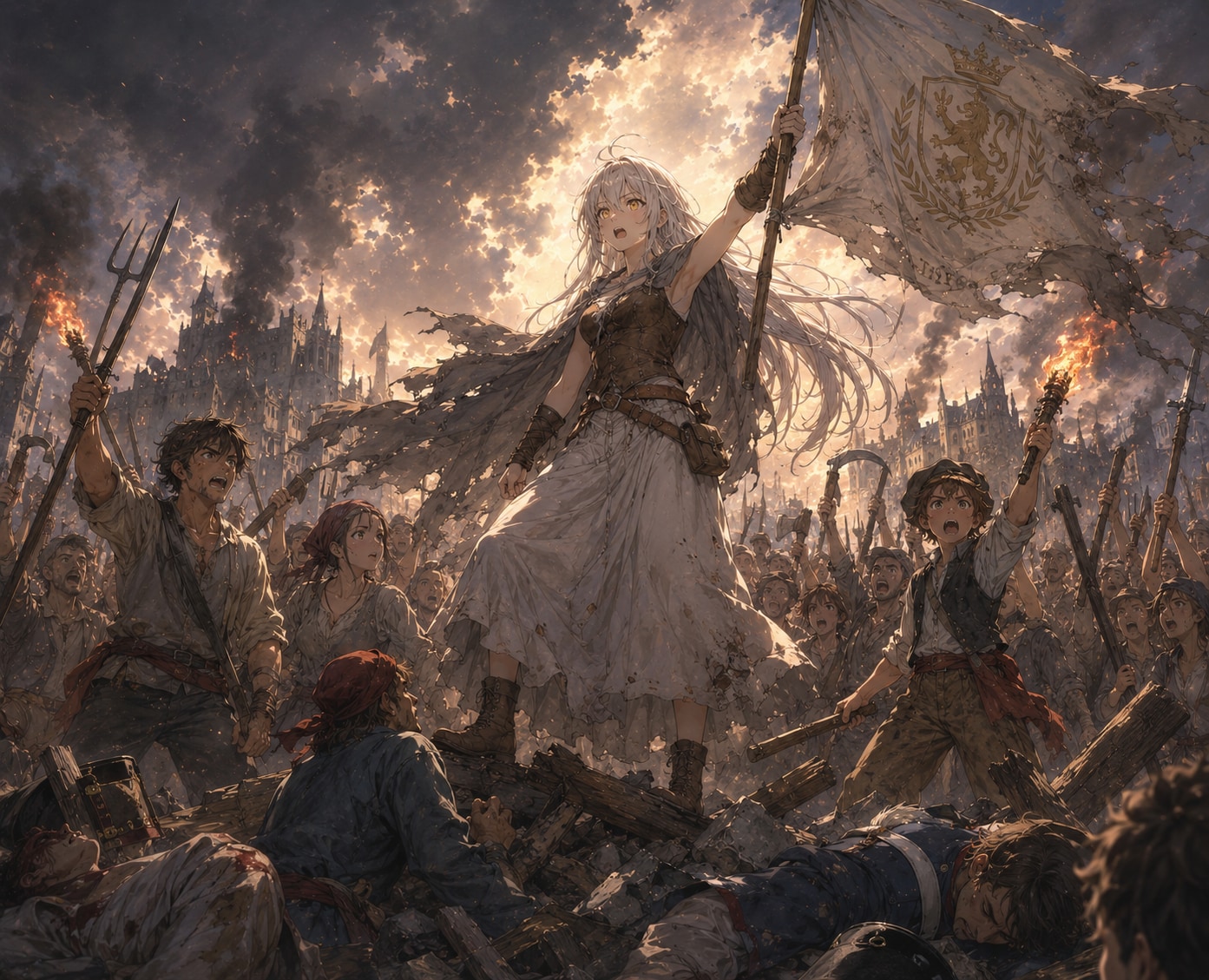 『装備なんて、なくても世界は変えられる。』 ― 伝説のロンスカ勇者 ― | の人気AIイラスト・グラビア
