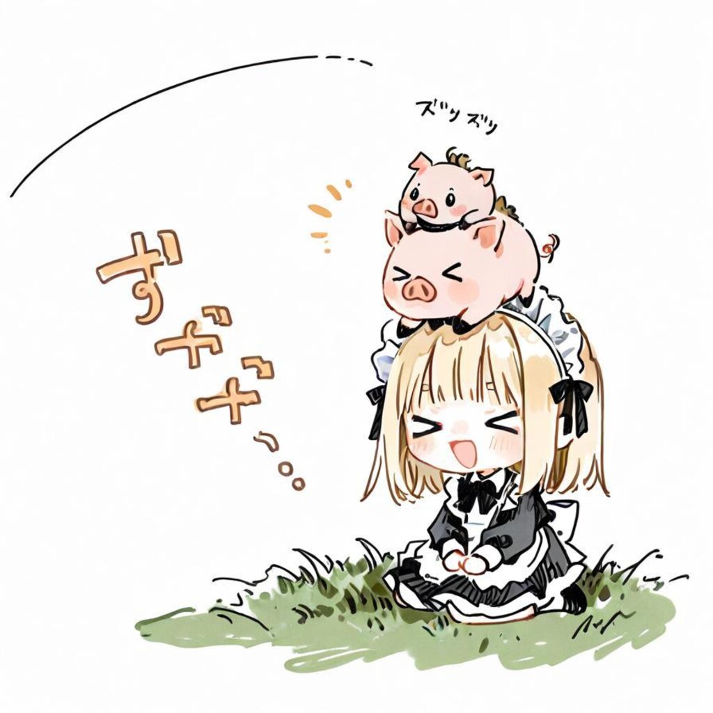 ( >ω<)豚さんおいでやでぇー✨ 🐷