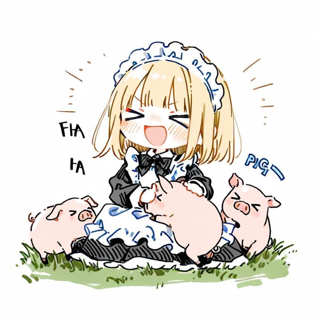 ( >ω<)豚さんおいでやでぇー✨ 🐷