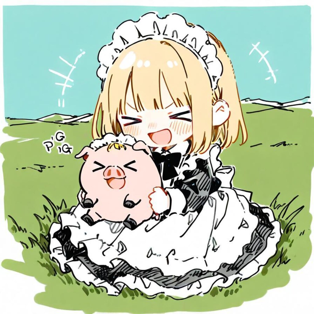 ( >ω<)豚さんおいでやでぇー✨ 🐷