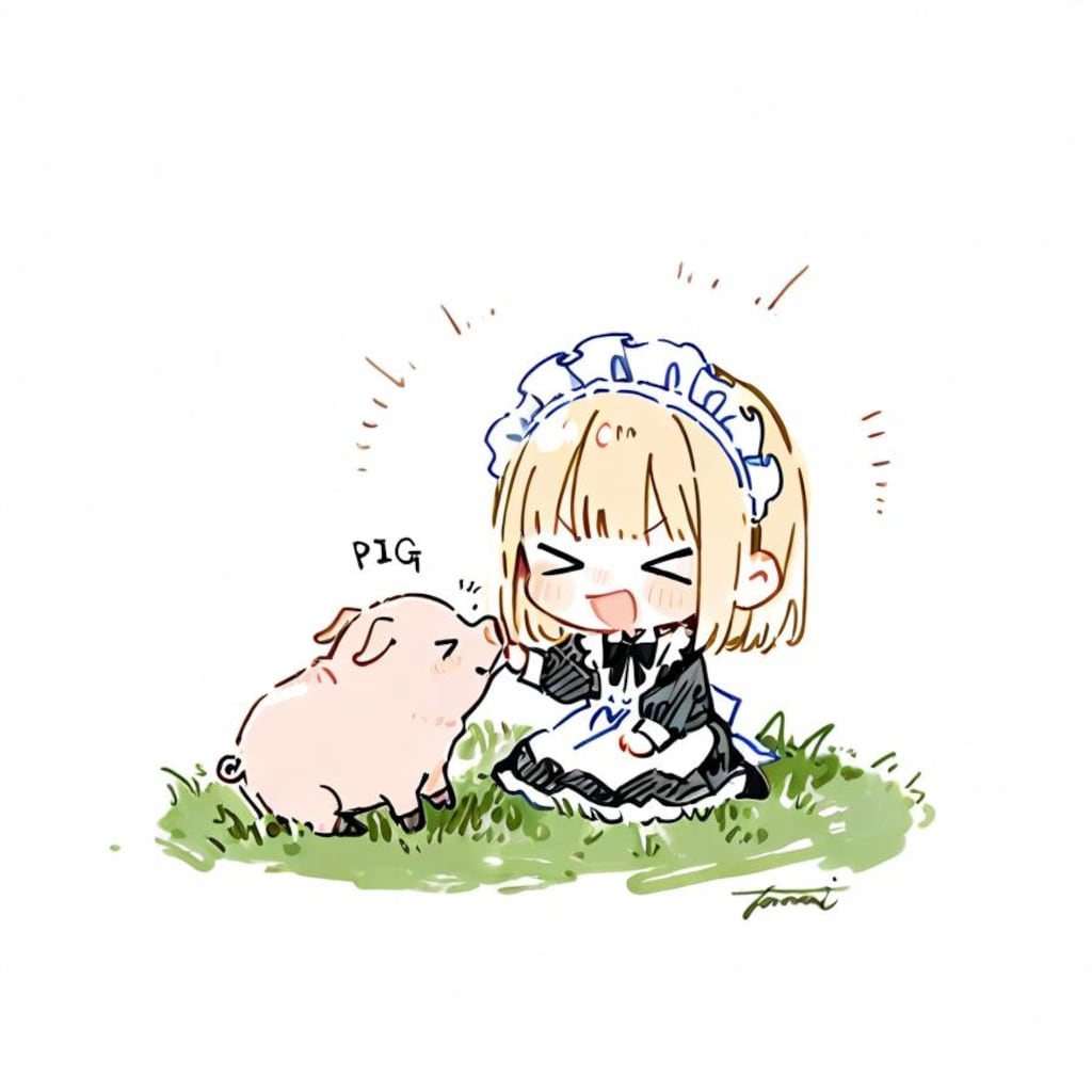 ( >ω<)豚さんおいでやでぇー✨ 🐷