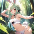森のうさ耳braid白水着2 2枚目