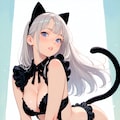 黒猫メイド 2枚目