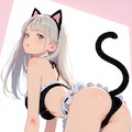 黒猫メイド 3枚目