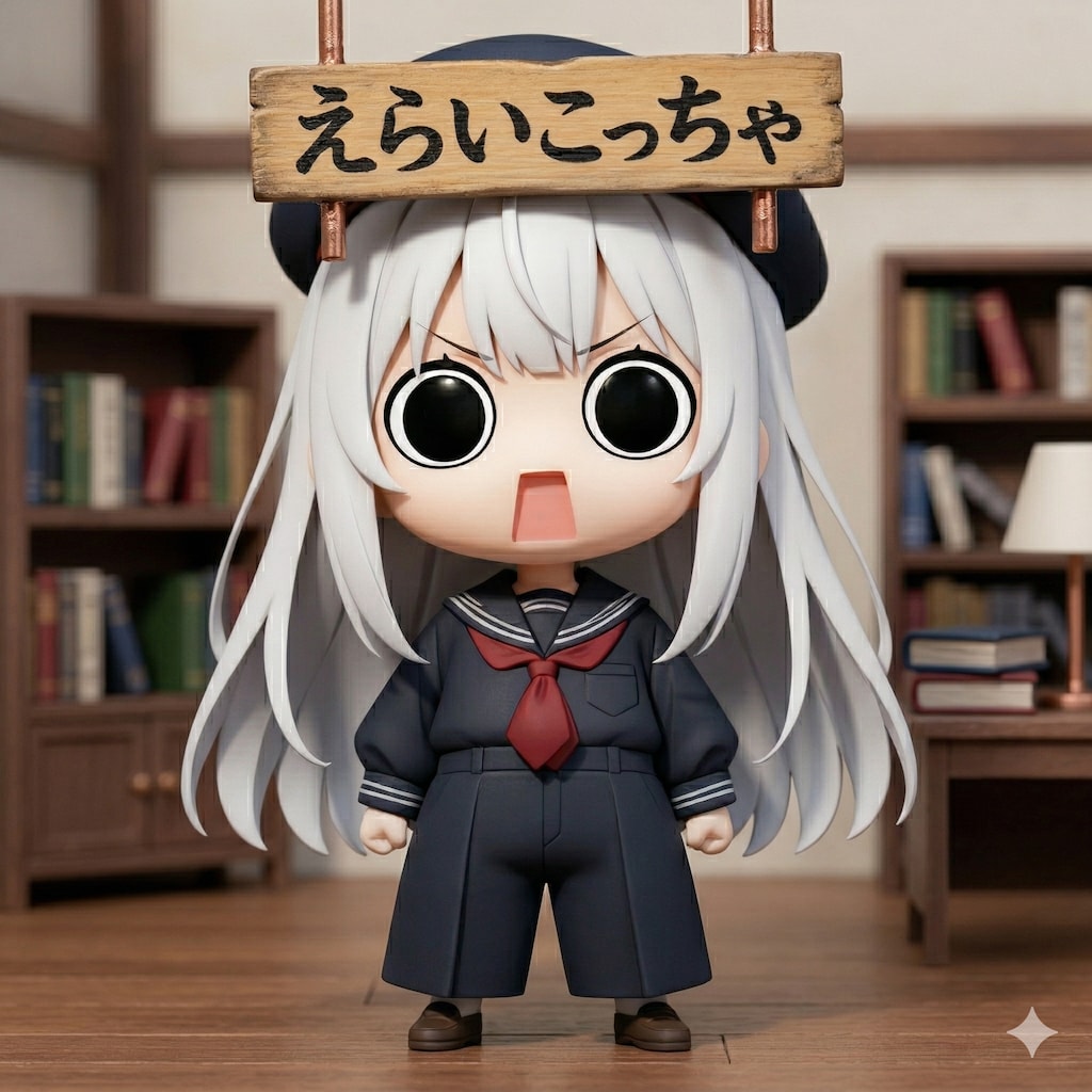 えらいこっちゃ嬢ミニチュアフィギュア
