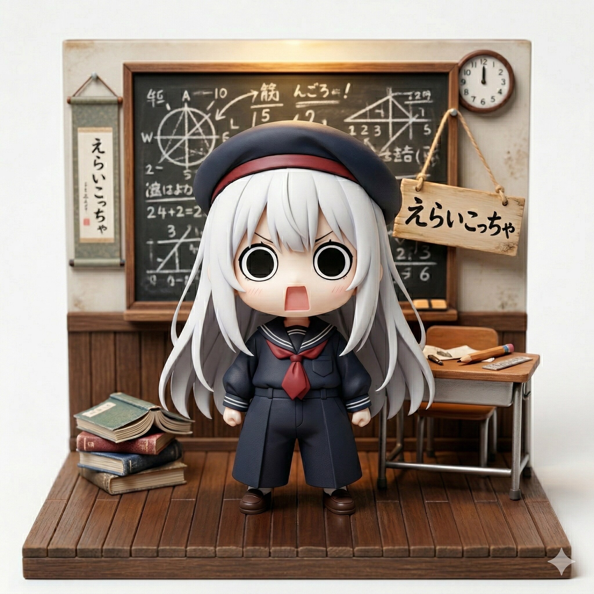 えらいこっちゃ嬢ミニチュアフィギュア