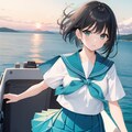 朝焼けを艦と共に 5枚目