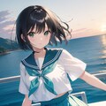 朝焼けを艦と共に 4枚目